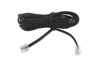 KABEL TELEFONICZNY 2M CZARNY