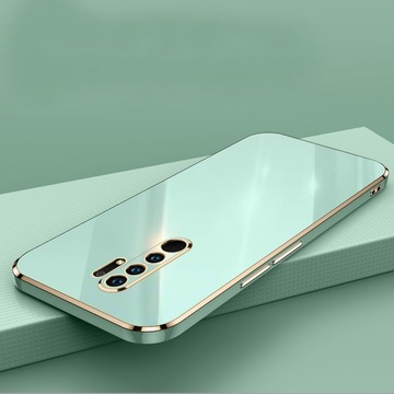 ГЛАМУРНЫЙ ЧЕХОЛ ДЛЯ XIAOMI REDMI 9 СИЛИКОНОВЫЙ тонкий + СТЕКЛО