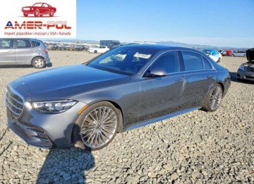 Mercedes Klasa S W223/V223 2022 Mercedes-Benz Klasa S 500 4Matic 2022 3.0 Benzyna 429KM