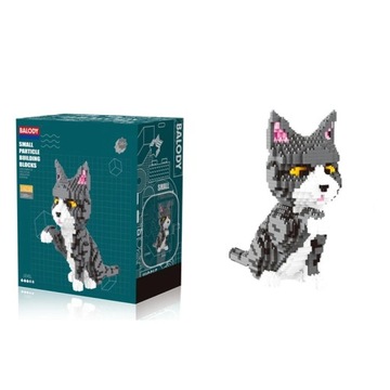 KLOCKI ZESTAW Model KOTA KOT CAT 1300 Elementów DOG