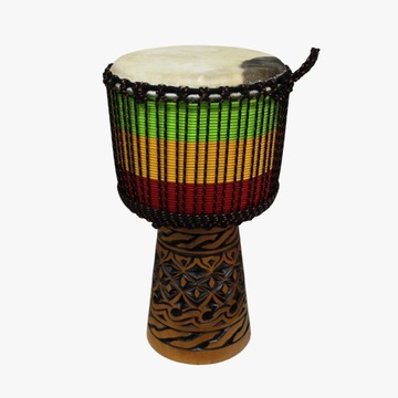 KG Djembe DAPRO Rope 60-CW Rasta Wrapped Celtic Wave