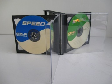 Pudełka na płyty CD x 5 standard czarne 10 sztuk