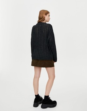 D1X091 PULL&BEAR SWETER SPLOT BASIC Y06__S