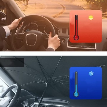 БОЛЬШОЙ СОЛНЦЕЗАЩИТНЫЙ КОЗЕРОК ДЛЯ ВЕТРОВОГО СТЕКЛА АВТОМОБИЛЯ, УФ-ЗАЩИТА