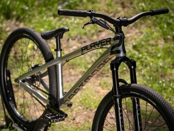 Велосипед DARTMOOR Two6player Evo, тёмный хром, глянцевый, длинный