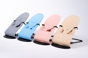 Бежевое кресло-качалка, шезлонг, кресло Lucky Baby типа Babybjorn, новое кресло-качалка 3-в-1.
