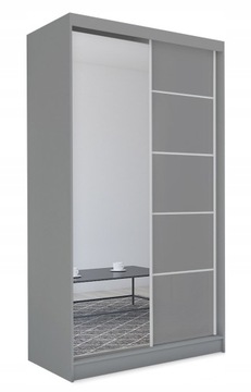 Szafa przesuwna M szer. 120 cm Grafit