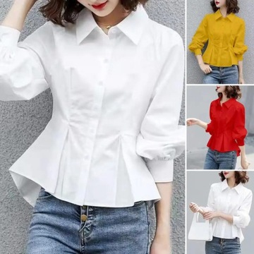 Fall Blouse OL Style Long Sleeves Business Occasio