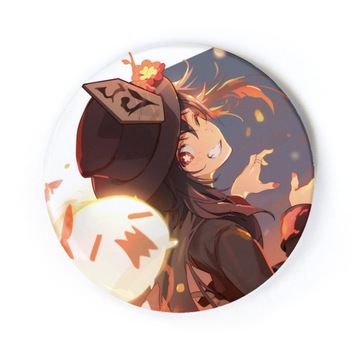Przypinka anime Genshin Impact Hu Tao 58 mm