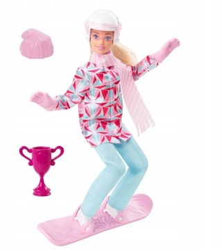 LALKA BARBIE SNOWBOARDZISTKA SPORTY ZIMOWE