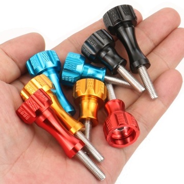 Śruba aluminiowa SHOOT krótka SREBRNA - GoPro DJI ACTION Insta360 (GP.106C)