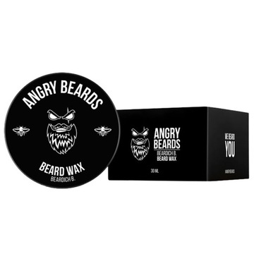 Wosk do Stylizacji Brody i Wąsów ANGRY BEARDS Beard Wax 30ml Mocny Chwyt