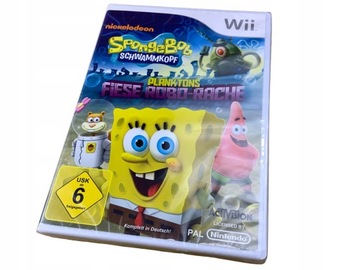 SPONGEBOB SCHWAMMKOPF PLANKTONS ROBOTIC folia WII