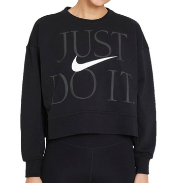 Bluza Nike r M oversize czarna krótka Just do it