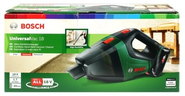 ПЫЛЕСОС НА АККУМУЛЯТОРЕ UNIVERSALVAC 18V 0*AH