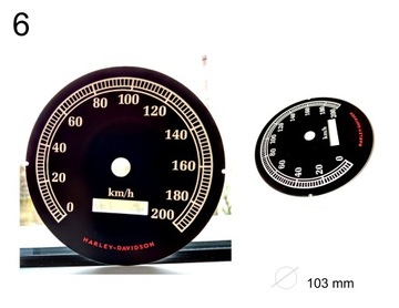 ЗАМЕНА ЧАСОВ HARLEY DAVIDSON MPH = KM/H