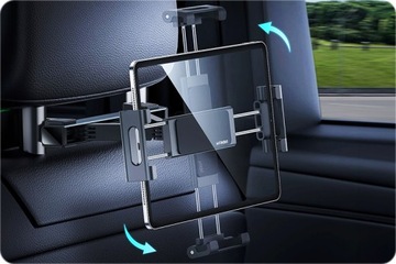 UCHWYT NA TABLET ZAGŁÓWEK DŁUGI KABEL USB C/USB C