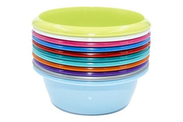 MISKA PLASTIKOWA OKRĄGŁA DO MIKROFALI 1,1 LITRA 20CM MKM2 RÓŻOWA