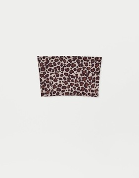 TUBA ANIMAL PRINT MEN XXJ__S PULL & BEAR CROP TOP