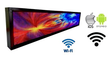 Telebim full kolor, edycja smartfonem, wyświetlacz zewnętrzny PROMOCJA