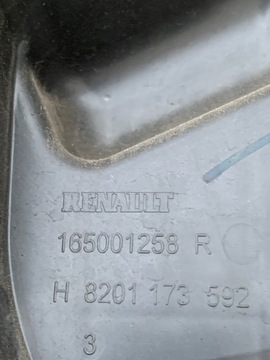 DACIA OE 165001258R POUZDRO FILTRU VZDUCHU TRUBKA