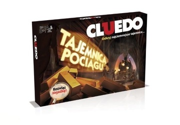 Cluedo Tajemnica pociągu GRA odkryj najciemniejsze tajemnice Hasbro