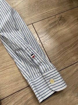 TOMMY HILFIGER DENIM TH KOSZULA SLIM FIT PASKI M