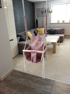 КАЧЕЛИ ДЛЯ ДЕВОЧКИ = РОЗОВЫЕ С КОРОНОЙ