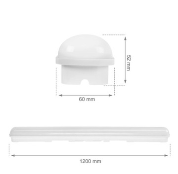 Светодиодная лампа 50W 120 см 6000K IP65 для семинара завода для Hale Color CW CW