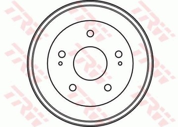 TRW DB4250 Тормозной барабан