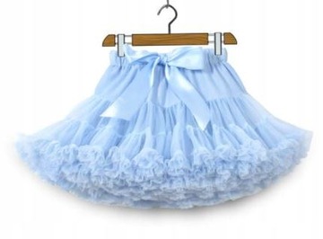 SPÓDNICZKA TUTU PETTISKIRT, LIGHT BLUE, 2-3 LATA