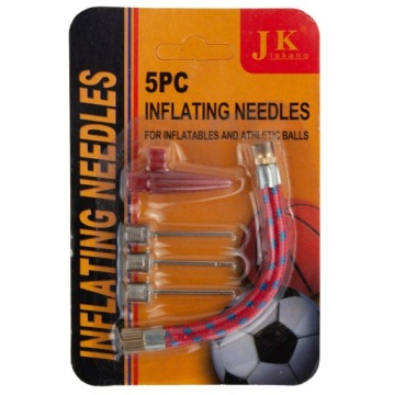 Набор насадок для накачивания мяча, игла, игла, шланг.