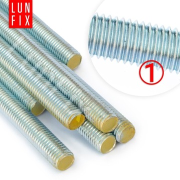 ШПИЛЬКА РЕЗЬБОВАЯ М10 ОЦИНКОВАННАЯ 1000ММ класс 8,8 1ШТ.