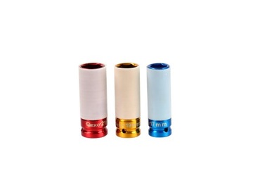 ZESTAW NASADKI UDAROWE 17 19 21 MM DO ALUFELG