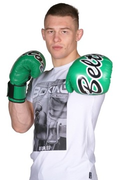 BELTOR VICTOUS RĘKAWICE BOKSERSKIE TRENINGOWE ZIELONE 10OZ