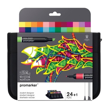ProMarker W&N 24 pisaki Student Designer