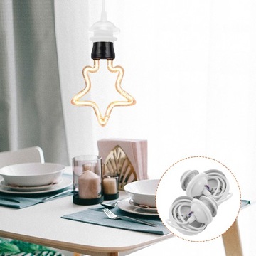 ПОДВЕСНОЙ ДЕРЖАТЕЛЬ ЛЮСТРЫ E27 ДЛЯ ЛАМПОЧКИ E27