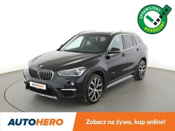 BMW X1 F48 Crossover xDrive25d 231KM 2015 BMW X1 25d Automat xDrive xLine Panorama Nawigacja