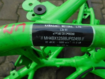 ДОКУМЕНТЫ НА РАМУ KAWASAKI NINJA 125 2023.