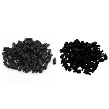 JFBL 100 sztuk M3 12Mm + 6Mm Nylon Spacer Hex Stan
