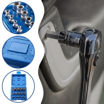 НАБОР КЛЮЧЕЙ TORX 14 ШТ. НАБОР ВНУТРЕННИХ ТОРЦЕВ КЛЮЧЕЙ E4-E24