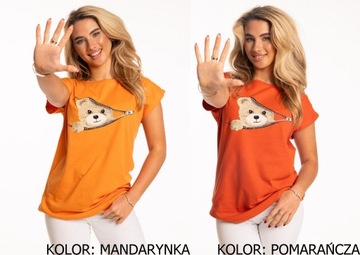 Modna Zjawiskowa Wygodna BLUZKA T-shirt Dużo Kolorów Rozmiarów