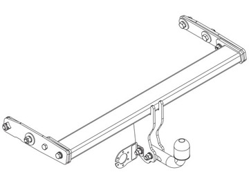 NOVÝ ZAŘÍZENÍ(HÁK) TÁŽNÝ DO VOLVO XC60 I SUV 05.2012-02.2017 AUTO-HAK 2100 KG