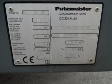 БЕТОНОНАСОС PUTZMEISTER M760 2020