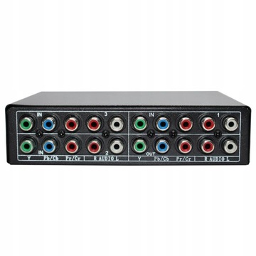 Коммутационная коробка компонентного AV-видео 3 в 1,