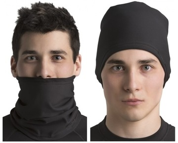 Wielofunkcyjny Komin Męski 3w1 Zimowy Ocieplacz Golf Chusta na Szyję r S/M