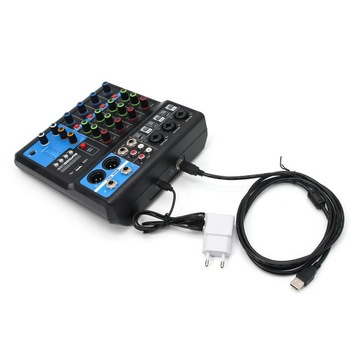 Система микширования звуковой карты Mini DJ, 5-канальный микшер