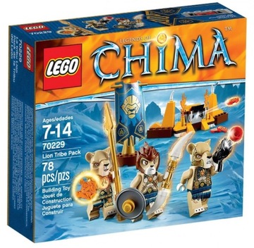 LEGO 70229 Legends of Chima - Plemię lwów - UNIKAT z roku 2015 - NOWY