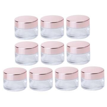 10 пустых контейнеров для косметики, стеклянная банка для крема, 30 г