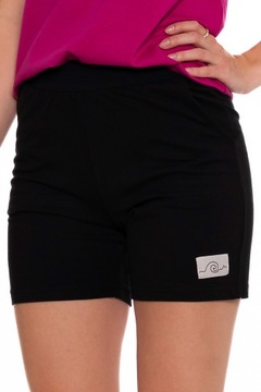ЧЕРНЫЕ ЖЕНСКИЕ КОРОТКИЕ ШОРТЫ, ЛЕТНИЕ ШОРТЫ ИЗ ХЛОПКА MORAJ, размер XL